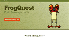 Desktop Screenshot of frogquest.com