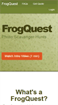 Mobile Screenshot of frogquest.com